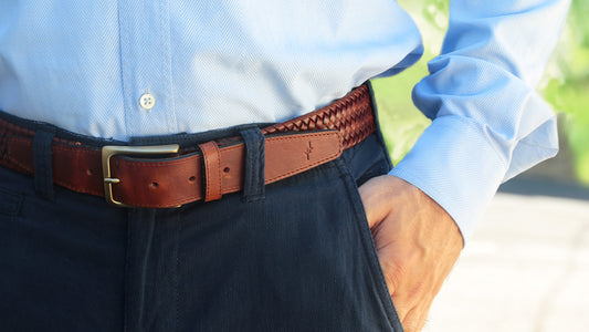 Stile Classico | Italian leather stretch belt