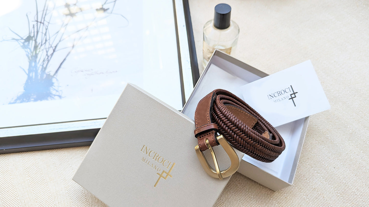 Stil'Donna | Italian leather stretch belt