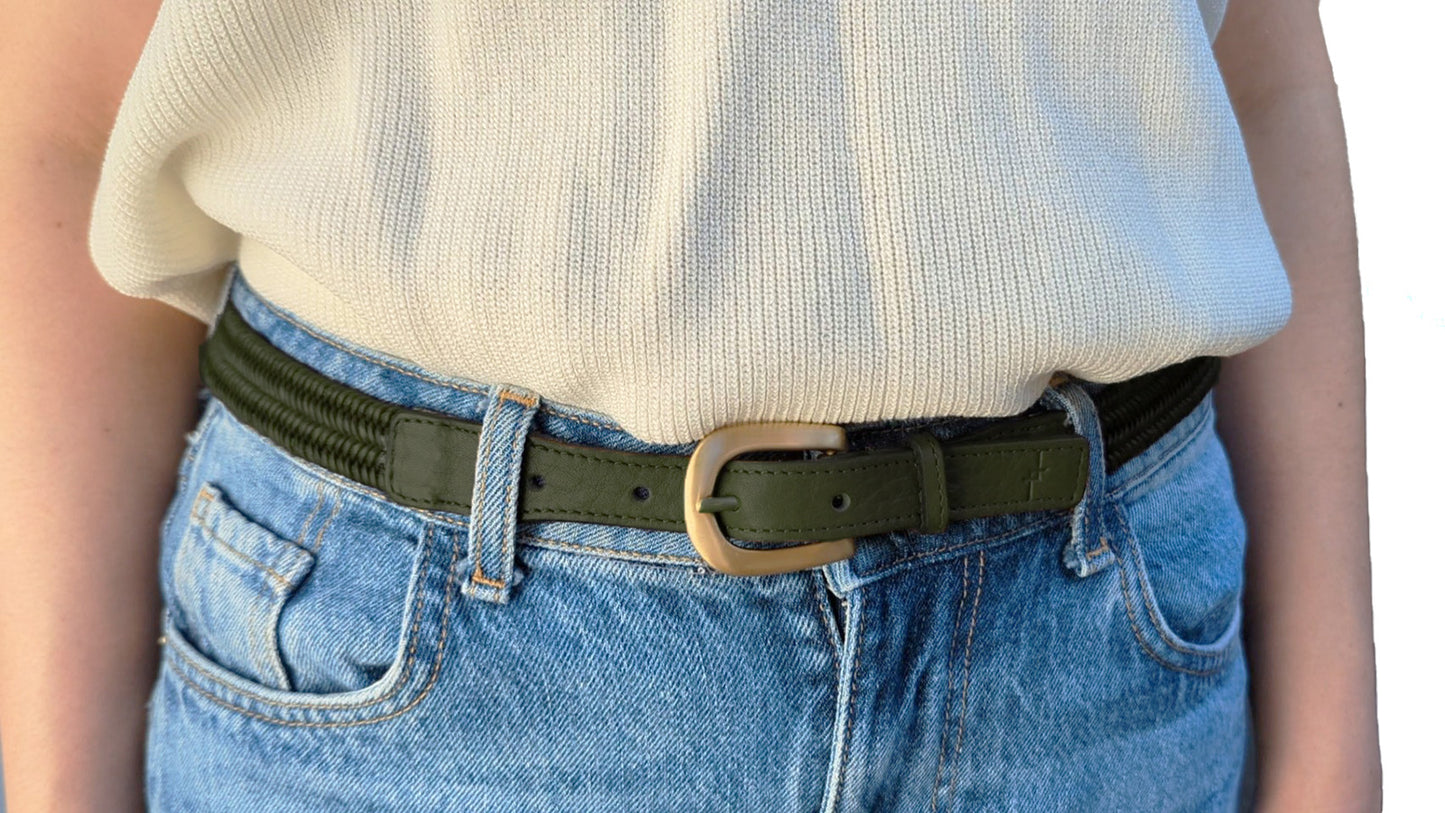 Stil'Donna | Italian leather stretch belt