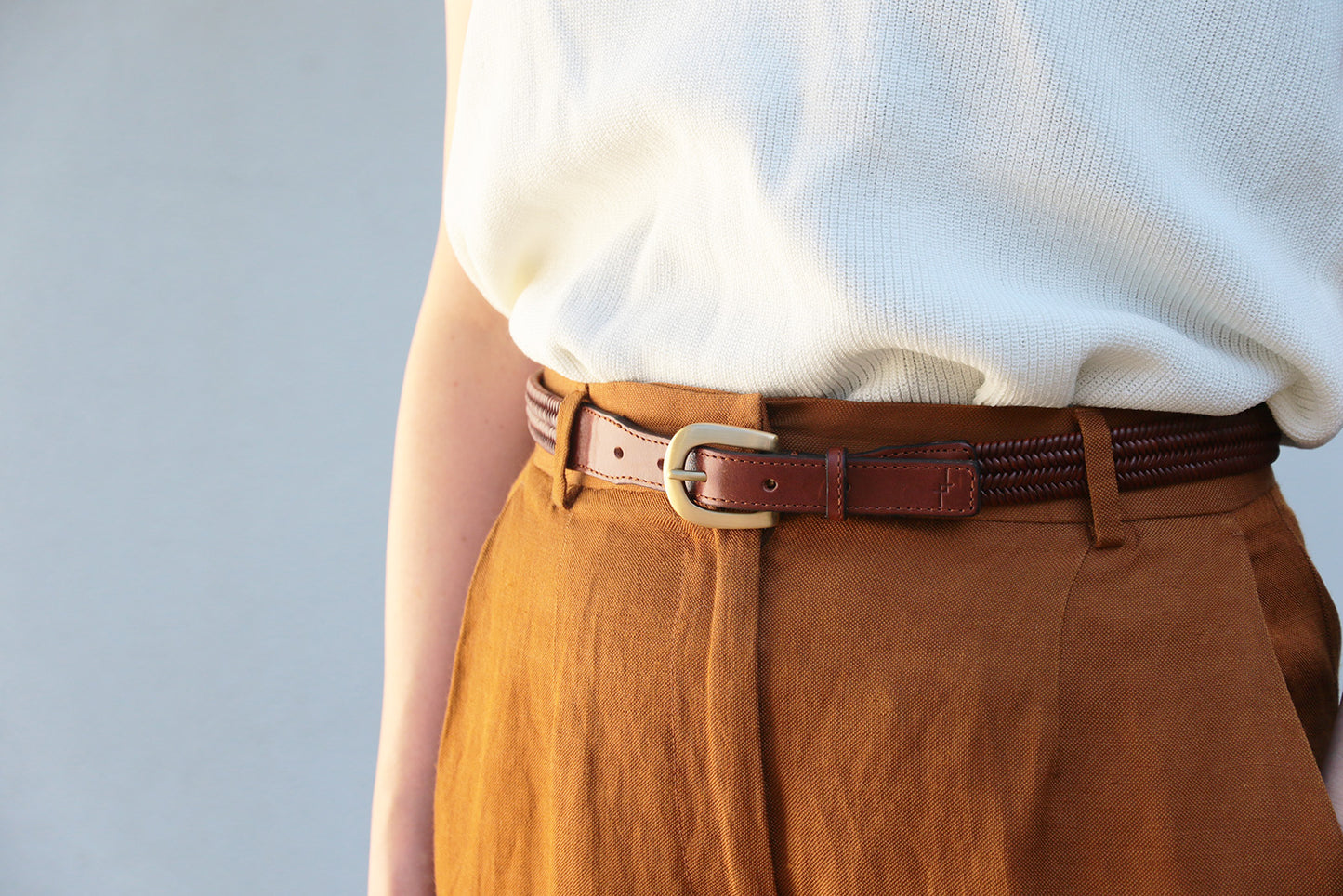 Stil'Donna ｜ Italian leather stretch belt