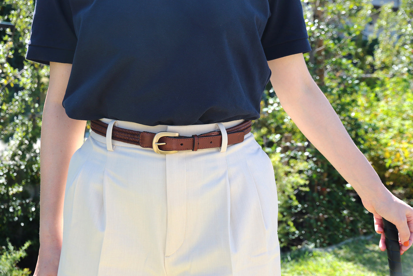 Stil'Donna ｜ Italian leather stretch belt